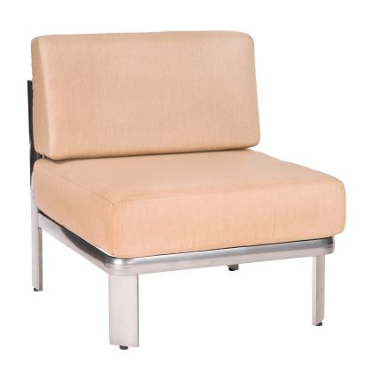 Metropolis Cushion Armless Sectional Unit