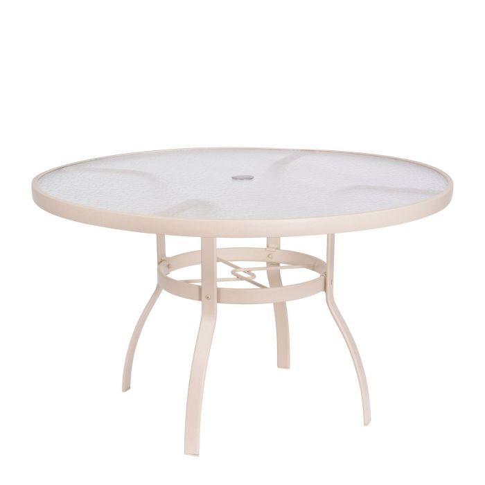 42" Deluxe Acrylic Round Dining Umbrella Table