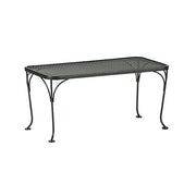 19" x 37" Iron Rectangular Coffee Table
