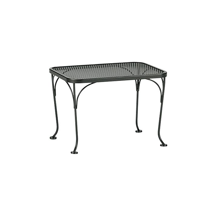 19" x 25" Iron Rectangular Side Table