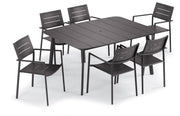 Eiland 7-Piece 63" Dining Table & Armchair Set