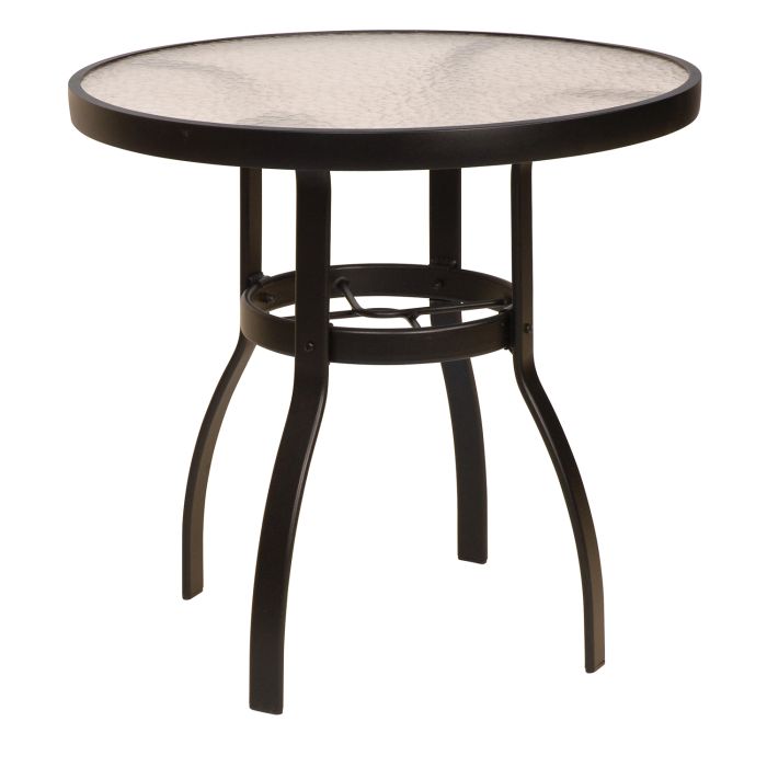 30" Deluxe Acrylic Round Dining Table