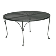 42" Iron Round Umbrella Coffee Table
