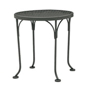 17" Iron Round Side Table