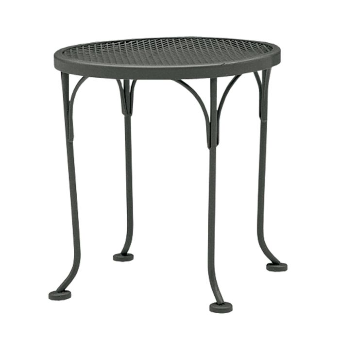 17" Iron Round Side Table
