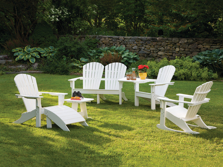 -Seaside Casual-Adirondack Chair Tete-A-Tete-Pangaea Patio-Lifestyle Image