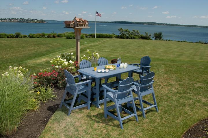-Seaside Casual-Adirondack Classic Bar Chair-Pangaea Patio-Lifestyle Image