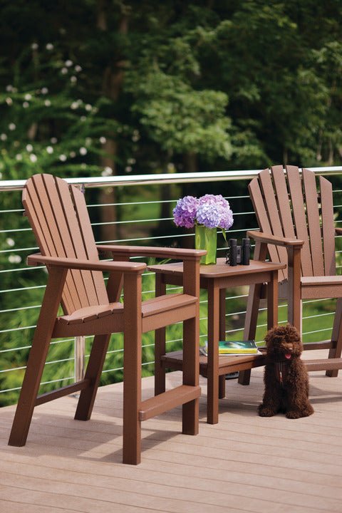 SC017-Seaside Casual-Adirondack Shellback Balcony Chair-Pangaea Patio