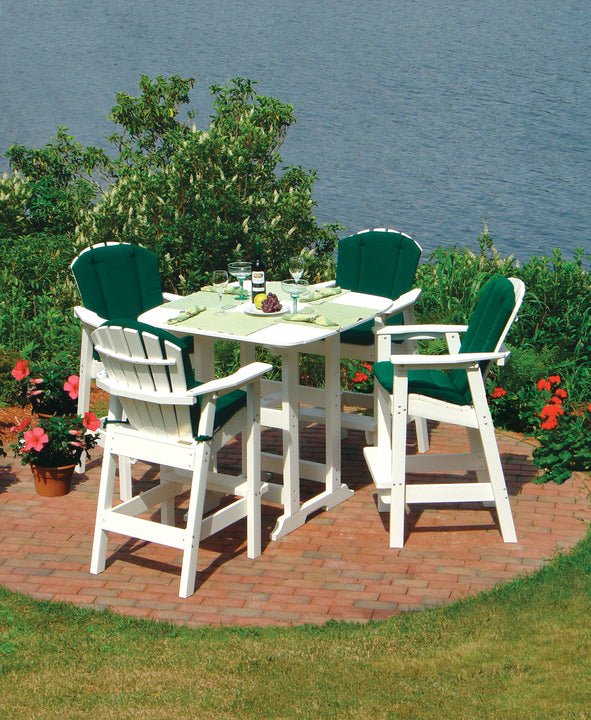 -Seaside Casual-Adirondack Shellback Bar Chair-Pangaea Patio