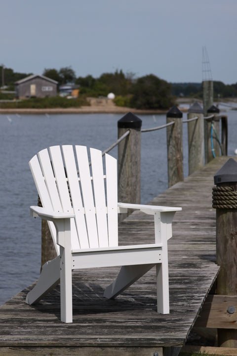 -Seaside Casual-Adirondack Shellback Chair-Pangaea Patio-Lifestyle Image