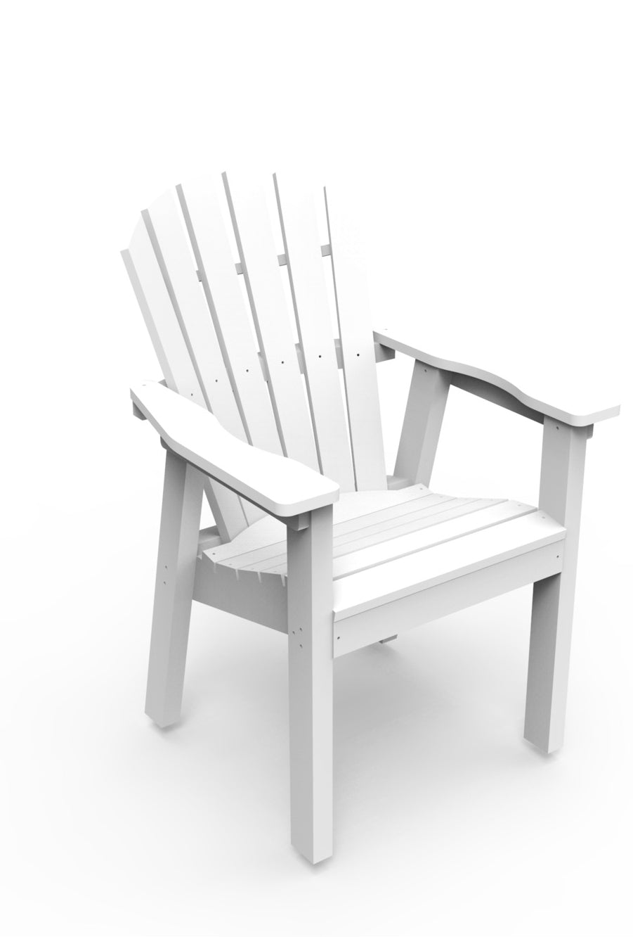 -Seaside Casual-Adirondack Shellback Dining Chair-Pangaea Patio