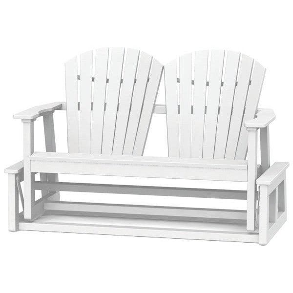 SC016-Seaside Casual-Adirondack Shellback Glider-Pangaea Patio