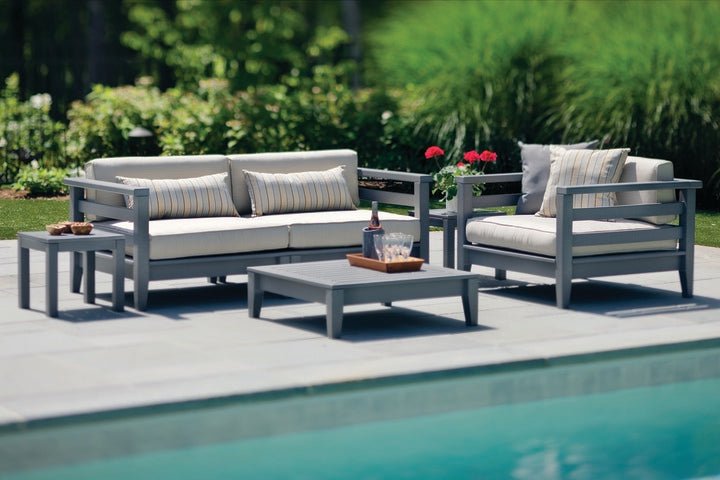-Seaside Casual-Cambridge Sectional Ottoman-Pangaea Patio