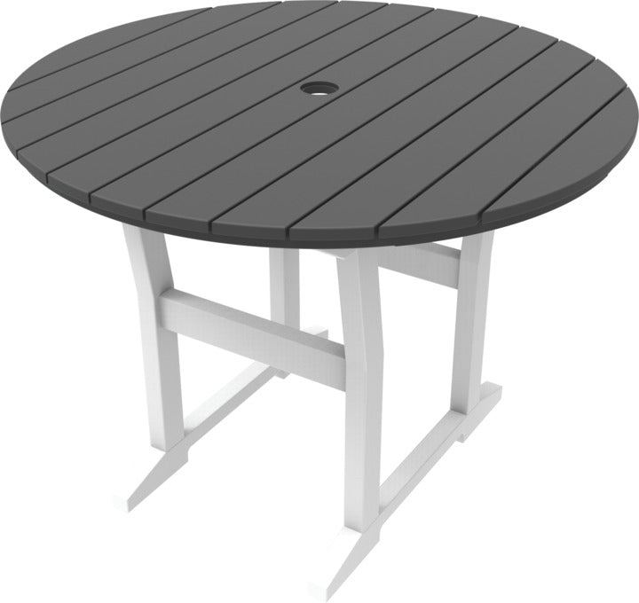 -Seaside Casual-Coastline Cafe Round Dining Table-Pangaea Patio