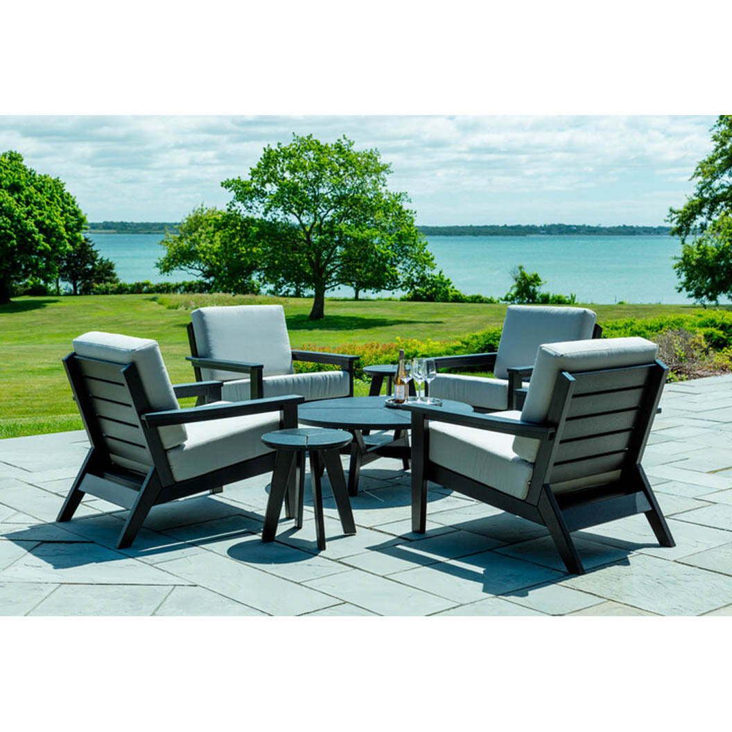 SC144-Seaside Casual-Dex Round Chat Table-Pangaea Patio