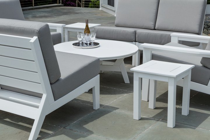 SC148-Seaside Casual-Dex Square Side Table-Pangaea Patio