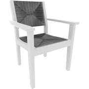 -Seaside Casual-Greenwich Dining Arm Chair Woven-Pangaea Patio