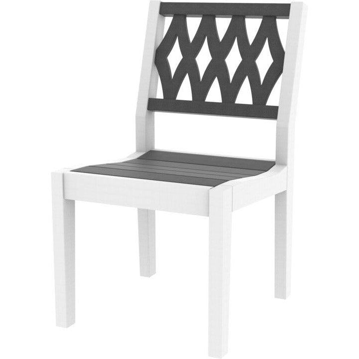 SC601D-Seaside Casual-Greenwich Dining Side Chair Diamond-Pangaea Patio