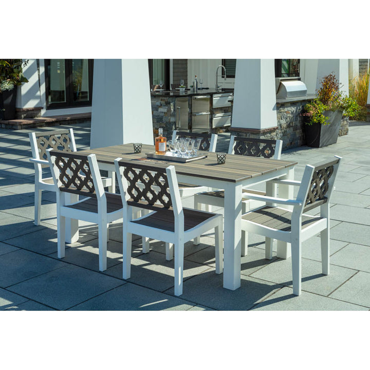 SC601P-Seaside Casual-Greenwich Dining Side Chair Provencal-Pangaea Patio