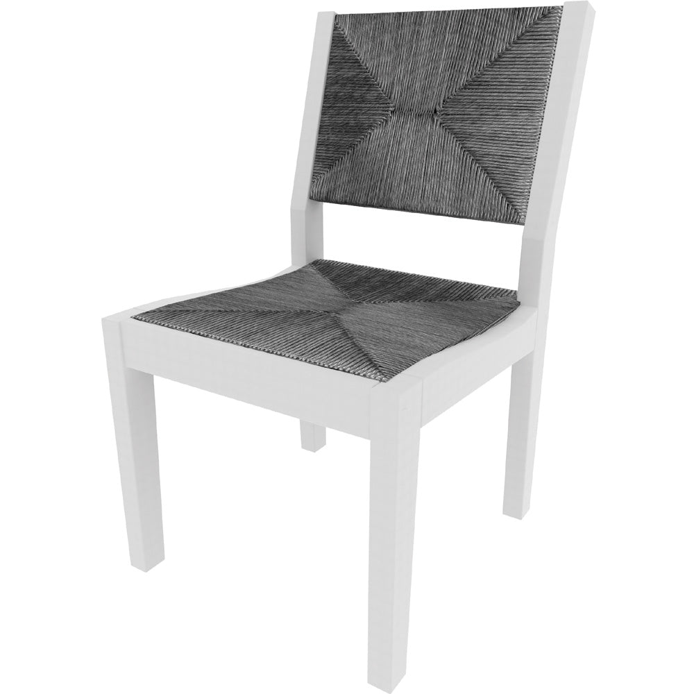 SC601W-Seaside Casual-Greenwich Dining Side Chair Woven-Pangaea Patio