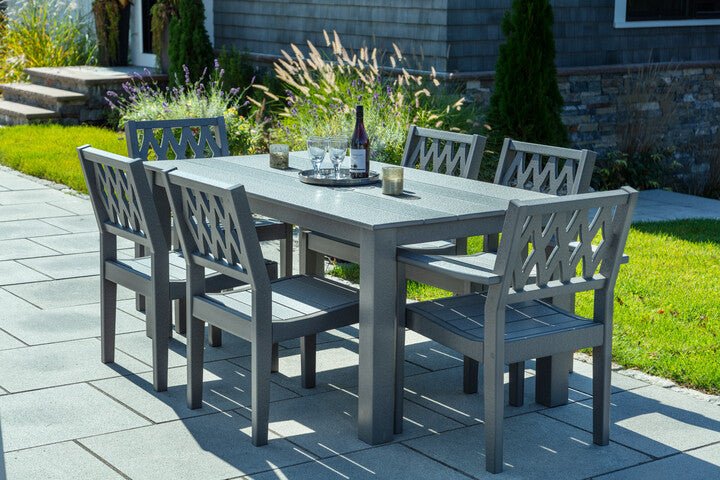 -Seaside Casual-Greenwich Dining Table 35" x 70"-Pangaea Patio