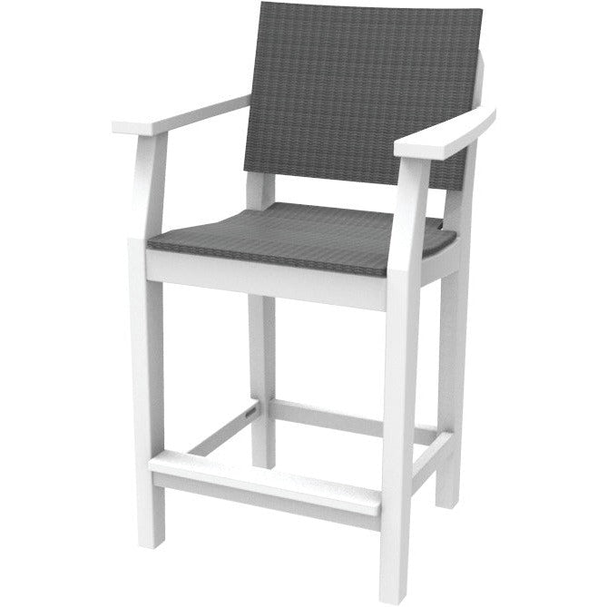 SC282W-Seaside Casual-Mad Balcony Arm Chair Woven-Pangaea Patio