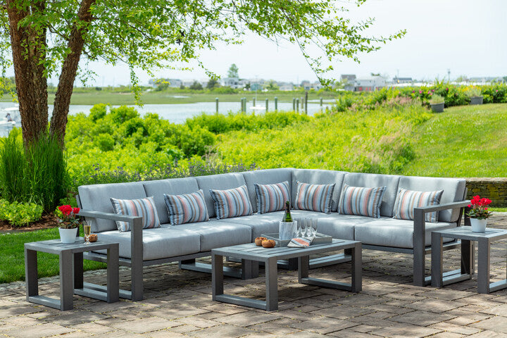 Seaside Casual Mia Armless Sectional Loveseat - Thumbnail 2