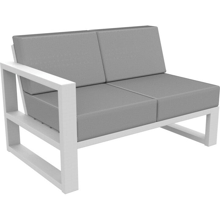 Seaside Casual Mia Armless Sectional Loveseat