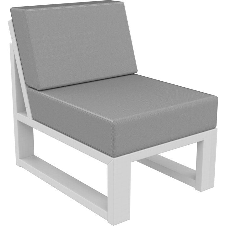 SC706-Seaside Casual-Mia Single Armless Chair-Pangaea Patio