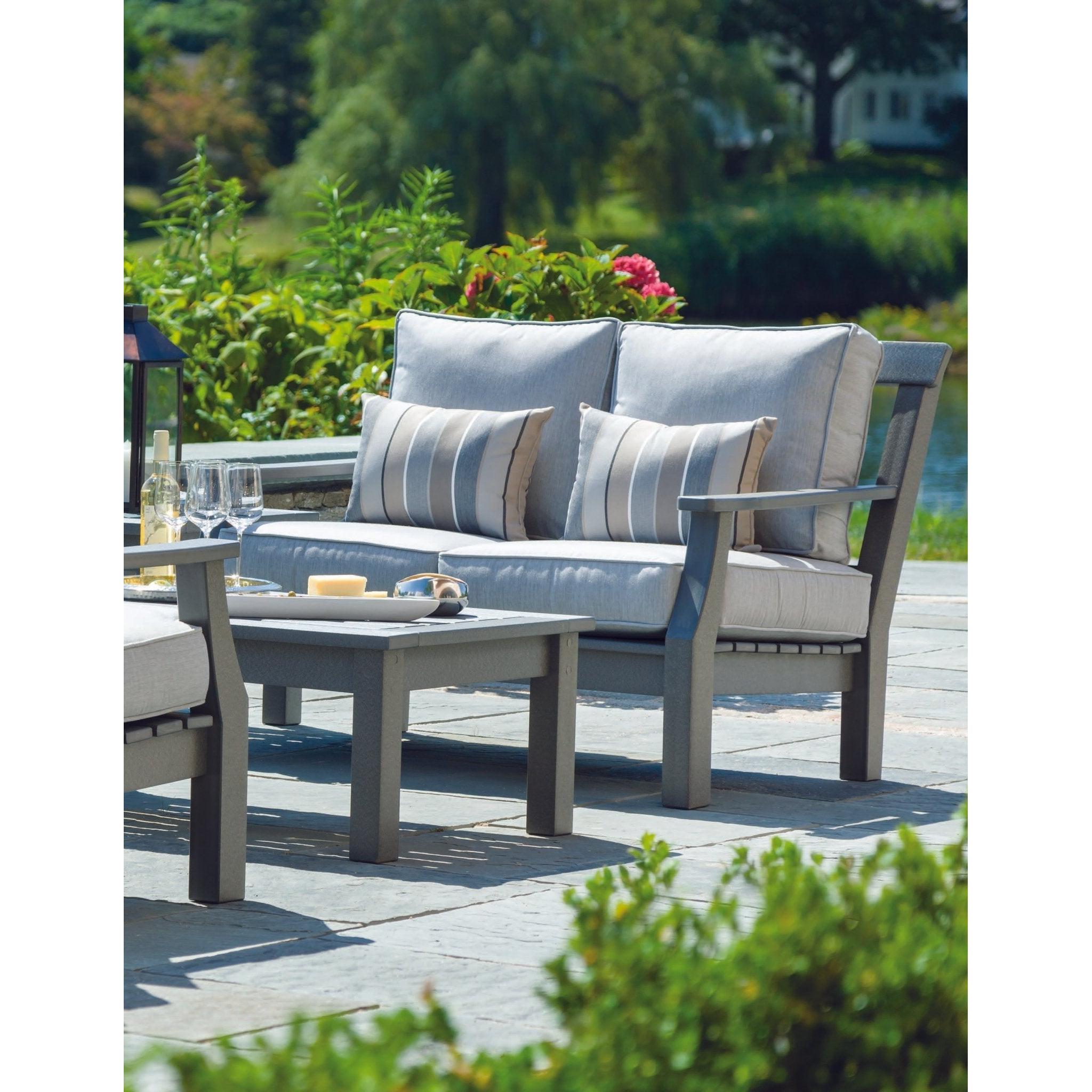 '-Seaside Casual-Nantucket Loveseat-Pangaea Patio