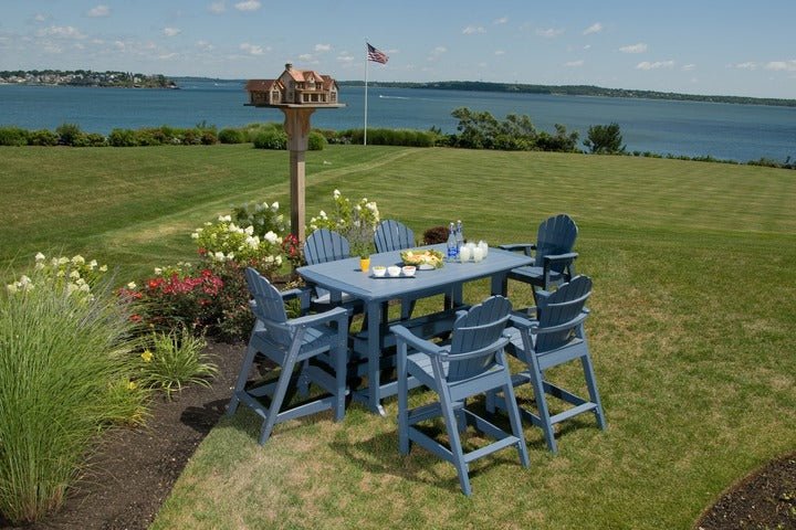 -Seaside Casual-Portsmouth Bar Table 42" x 72"-Pangaea Patio