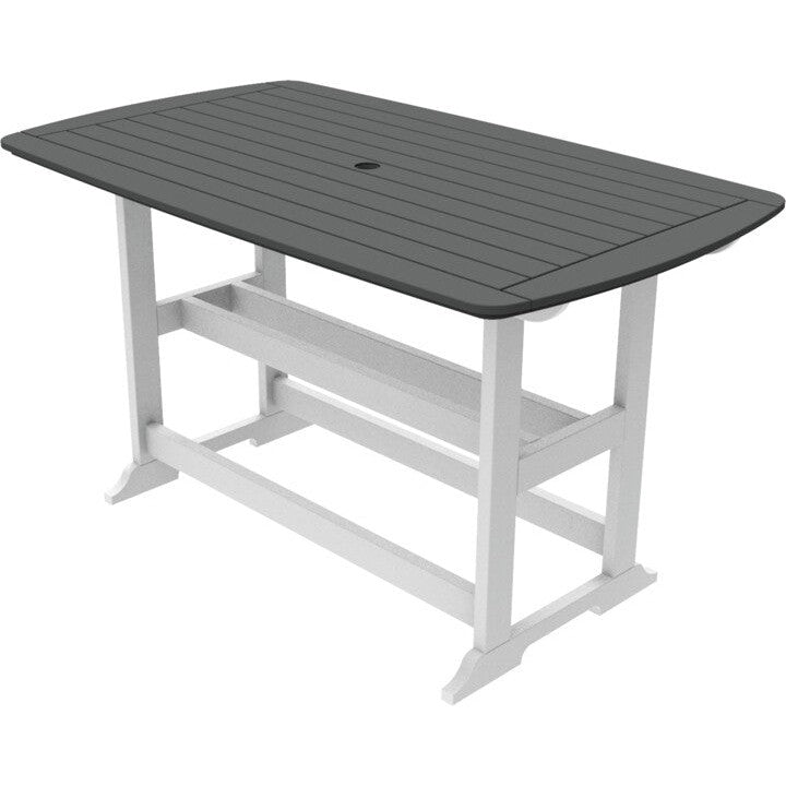 -Seaside Casual-Portsmouth Bar Table 42" x 72"-Pangaea Patio