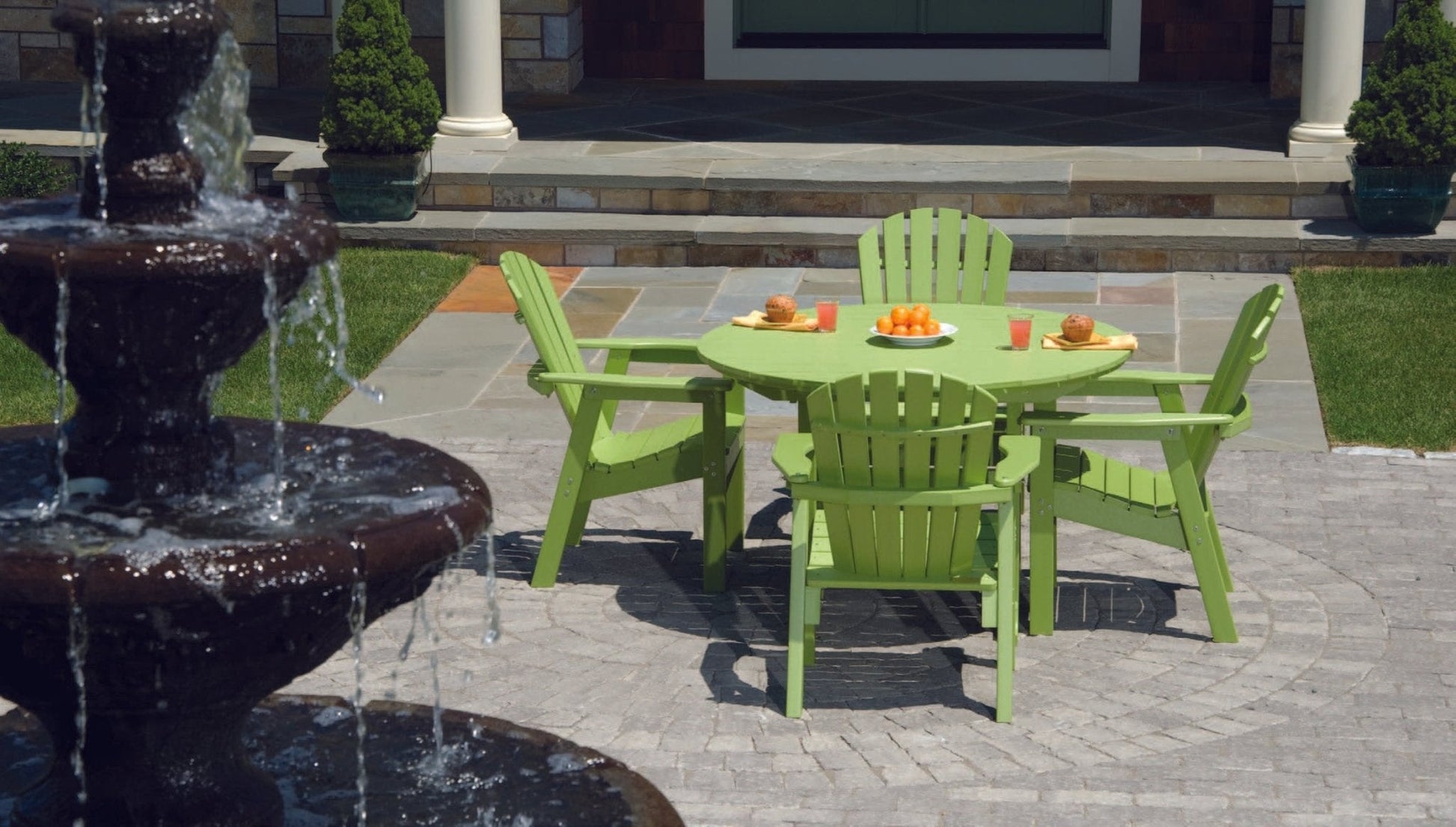 -Seaside Casual-Salem 4 Ft. Dining Table-Pangaea Patio