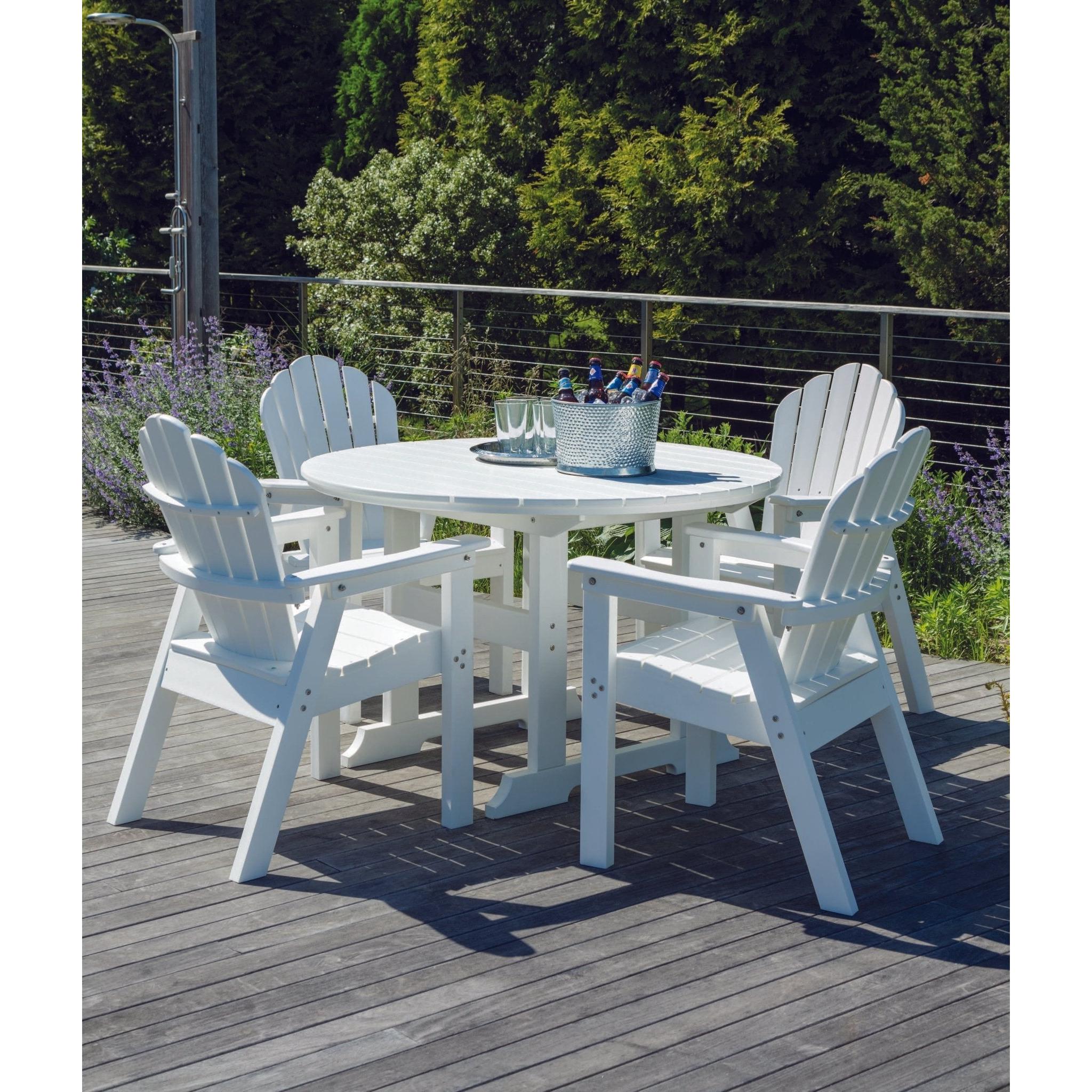 -Seaside Casual-Salem 4 Ft. Dining Table-Pangaea Patio-Lifestyle Image