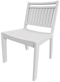 SC80202-Seaside Casual-Sur Dining Side Chair-White SC-Pangaea Patio
