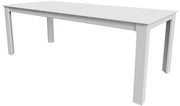 SC80902-Seaside Casual-Sur Dining Table 88" x 37"-White SC-Pangaea Patio