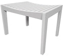 SC81602-Seaside Casual-Sur Ottoman-White SC-Pangaea Patio