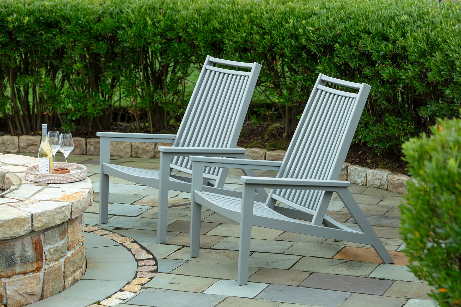 SC80007-Seaside Casual-Sur Reclining Lounge Chair-Charcoal SC-Pangaea Patio