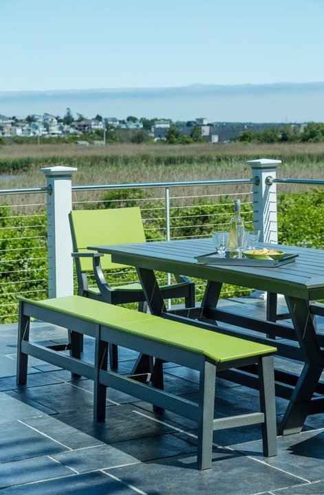 -Seaside Casual-Sym Dining Bench 72"-Pangaea Patio