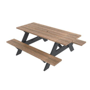 -Seaside Casual-Traditional Picnic Table-Pangaea Patio