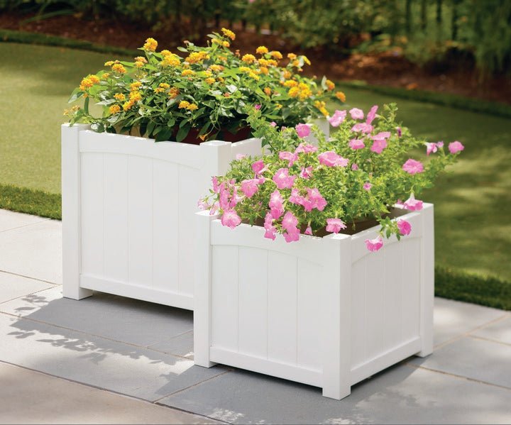 -Seaside Casual-Wickford Residential Planter-Single-Pangaea Patio-Lifestyle Image