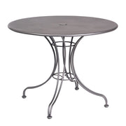 36" Iron Universal Round Dining Umbrella Table
