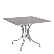 36" Iron Universal Square Dining Umbrella Table
