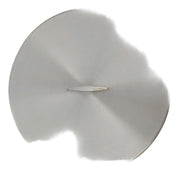 The Outdoor Plus Brushed Stainless Steel Round Fire Pit Cover, 30-Inch