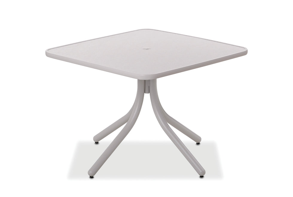 -Telescope Casual-36" Square Hammered MGP Table Top w/ Standard Legs - Dining Height-Pangaea Patio