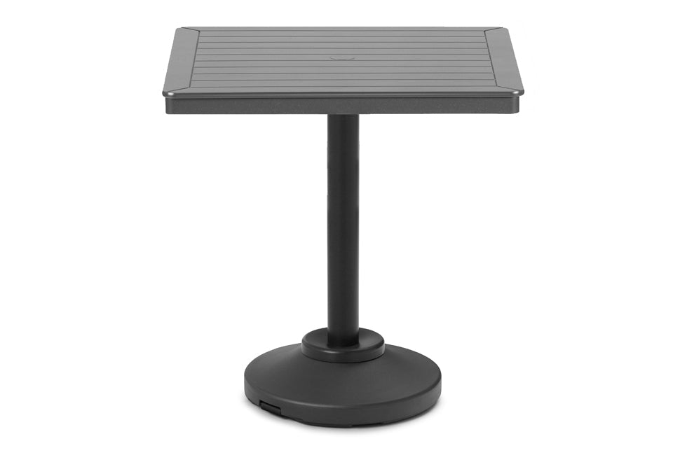 -Telescope Casual-36" Square MGP Table Top w/ 80lb Pedestal Base - Bar Height-Pangaea Patio