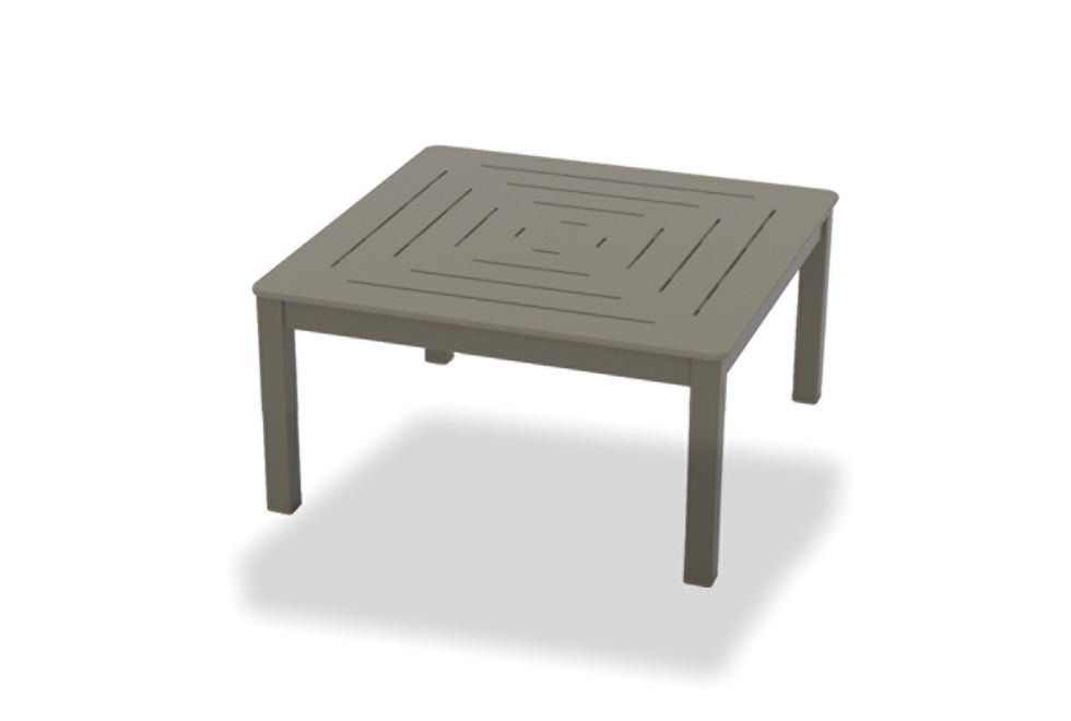 -Telescope Casual-36" Square MGP Table Top w/ Parsons Legs - Coffee Height-Pangaea Patio