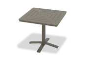 -Telescope Casual-36" Square MGP Table Top w/ Pedestal Base - Balcony Height-Pangaea Patio