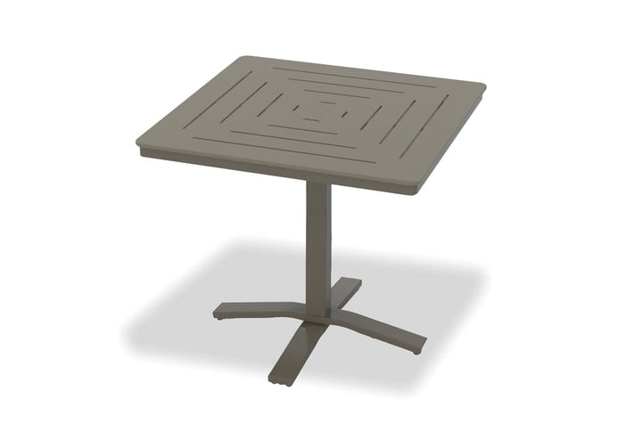 TCT113X2-Telescope Casual-36" Square MGP Table Top w/ Pedestal Base - Balcony Height-Pangaea Patio