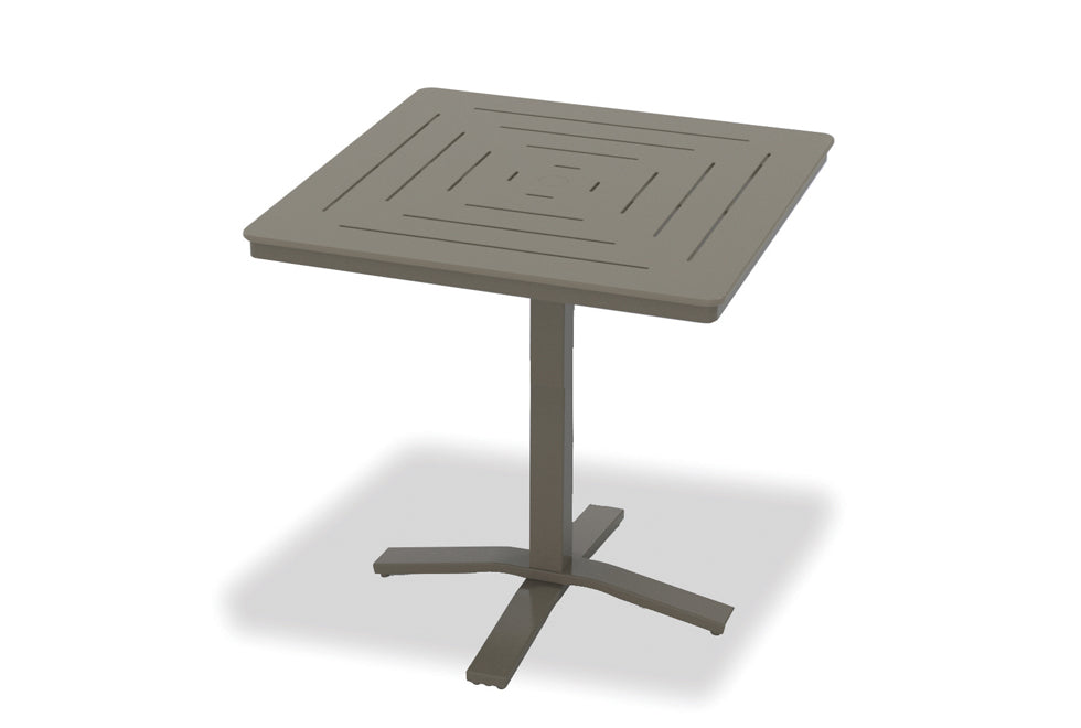 TCT114X2-Telescope Casual-36" Square MGP Table Top w/ Pedestal Base - Bar Height-Pangaea Patio